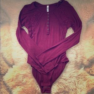 Long sleeve body suit